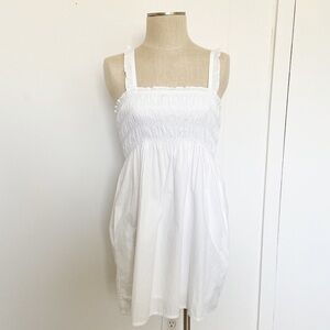 French Connection | Dresses | Nwt French Connection Sz 6 Birdie Linen  Square Neck Sleeveless Mini Dress Green | Poshmark
